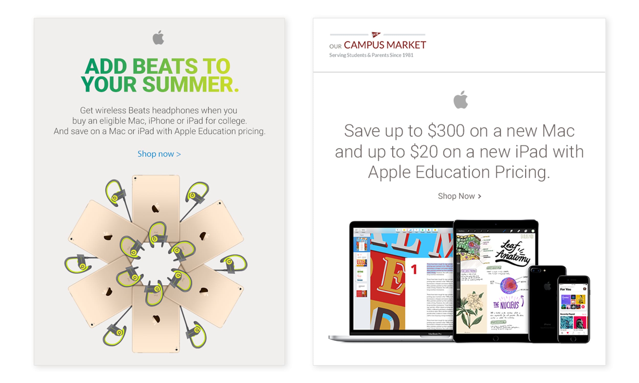 Campus Advertising for Apple